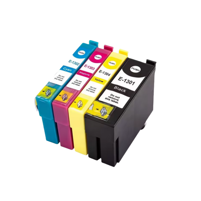 Zestaw tuszy INQ T1301 T1302 CMYK do drukarek EPSON SX-525/ SX-620/ BX-525/ BX-535 - zamienniki